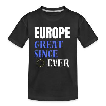 L’EUROPE GRANDE DEPUIS TOUJOURS - T-shirt bio Premium Enfant - noir - Devant