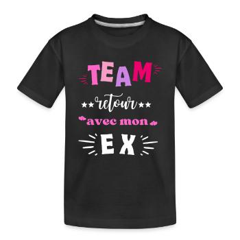 Team Retour avec Mon Ex - T-shirt bio Premium Enfant - noir - Devant