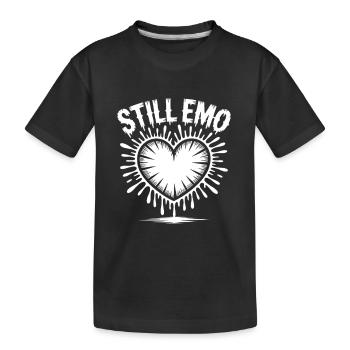 Still emo! Goth Emo Alternative Aesthetic - Kids' Premium Organic T-Shirt - black - Front
