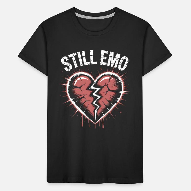 Immernoch Emo! Goth Emo Alternativ Aesthetic Kinder Premium Bio T-Shirt