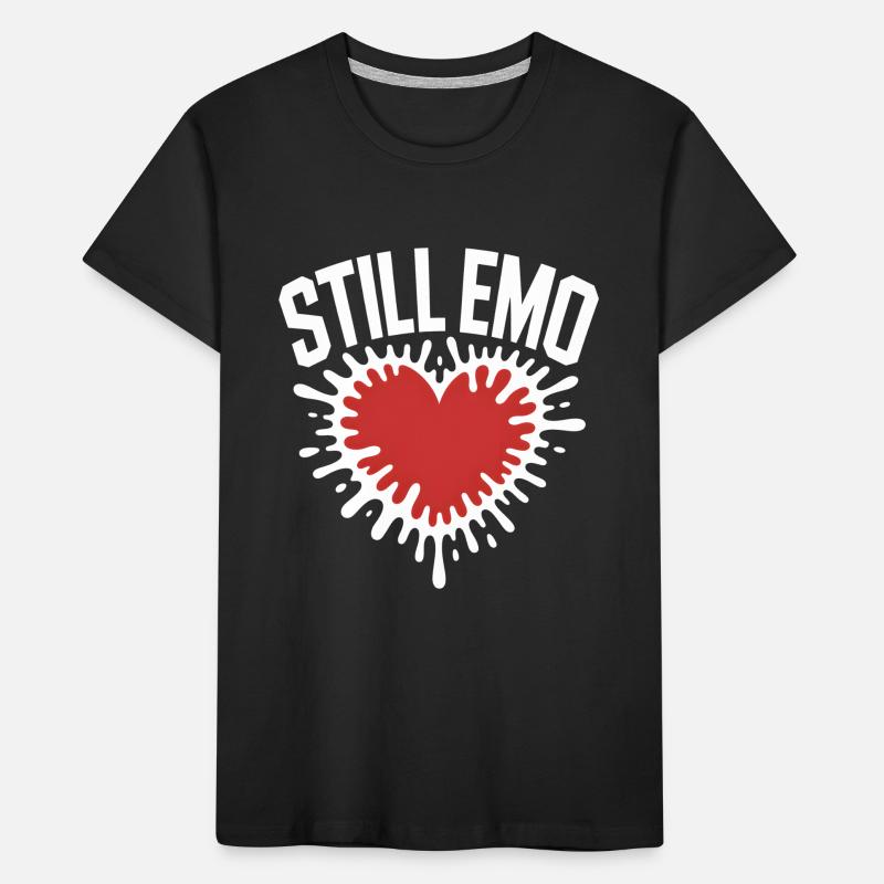 Immernoch Emo! Goth Emo Alternativ Aesthetic Kinder Premium Bio T-Shirt