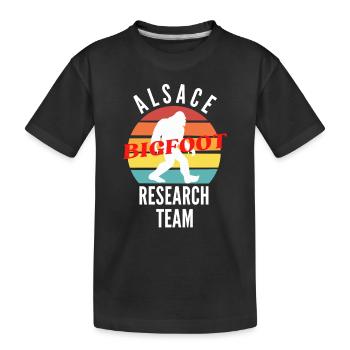 ALSACE BIGFOOT RESEARCH TEAM - T-shirt bio Premium Enfant - noir - Devant