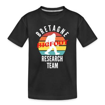 BRETAGNE BIGFOOT RESEARCH TEAM - T-shirt bio Premium Enfant - noir - Devant