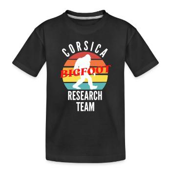 CORSICA BIGFOOT RESEARCH TEAM - T-shirt bio Premium Enfant - noir - Devant