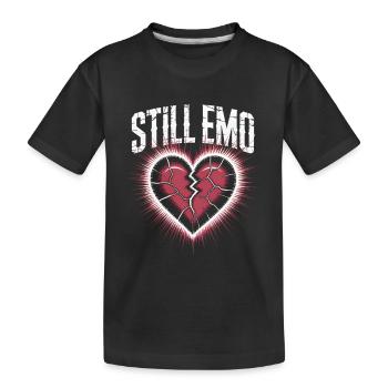 Still emo! Goth Emo Alternative Aesthetic - Kids' Premium Organic T-Shirt - black - Front