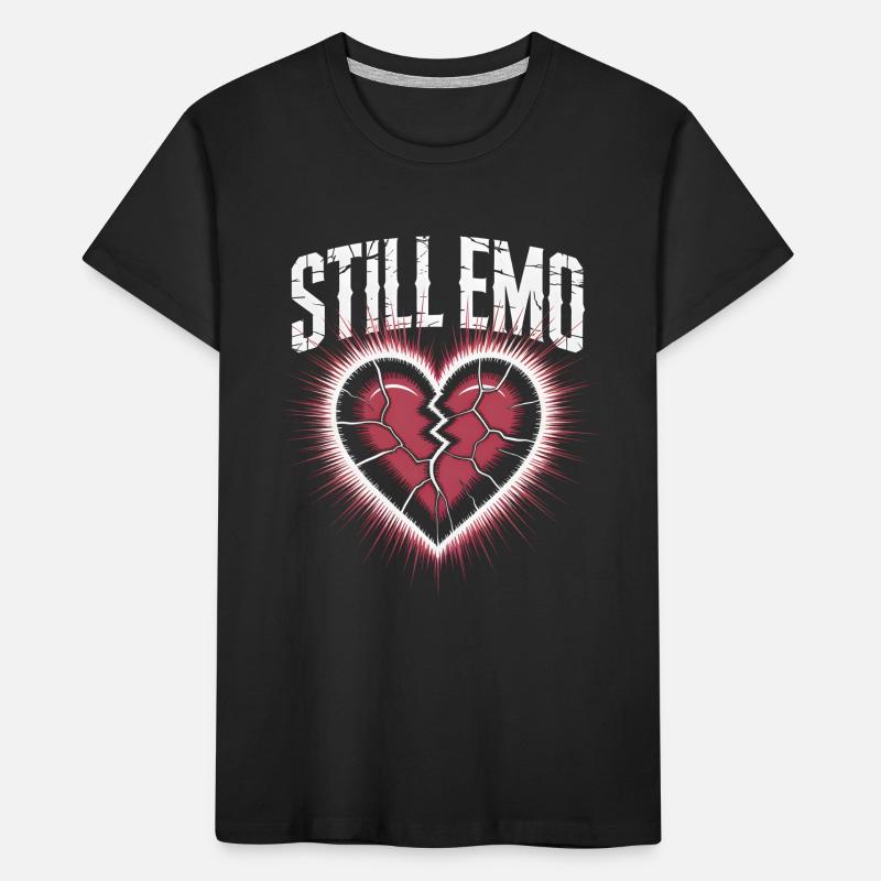 Immernoch Emo! Goth Emo Alternativ Aesthetic Kinder Premium Bio T-Shirt