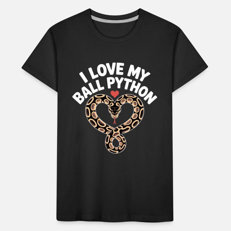 J’adore mon python royal ! Roi python T-shirt bio Premium Enfant