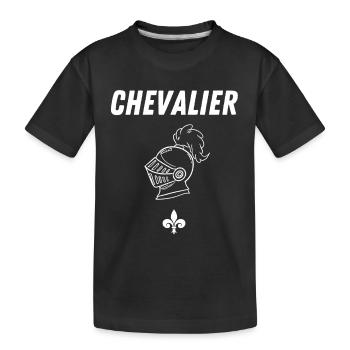 CHEVALIER HEAUME ET LYS - T-shirt bio Premium Enfant - noir - Devant