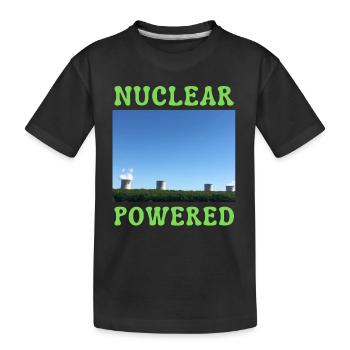 CENTRALE NUCLEAIRE ET NATURE PHOTO - T-shirt bio Premium Enfant - noir - Devant