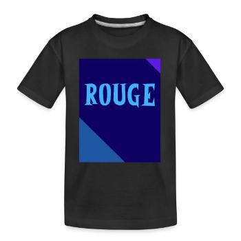 ROUGE Tableau Rectangle Triangles - T-shirt bio Premium Enfant - noir - Devant