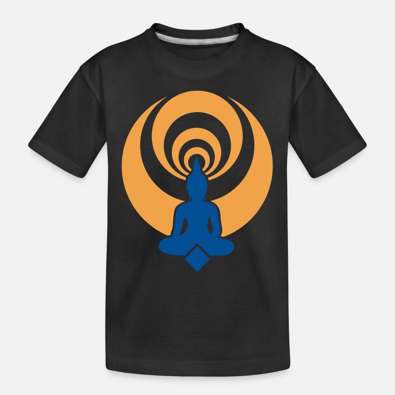 buddha03_2f - T-shirt bio Premium Enfant - noir