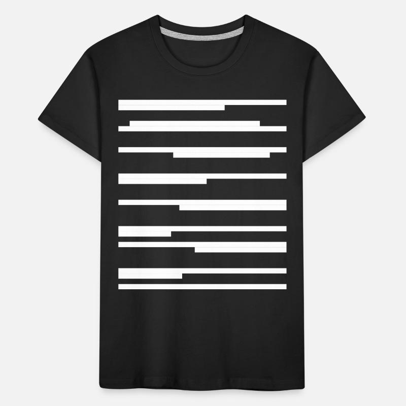 Conception de lignes géométriques T-shirt bio Premium Enfant