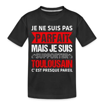 Toulouse supporter rugby gift Toulouse - Kids' Premium Organic T-Shirt - black - Front
