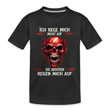 Je ne m’énerve pas - Les autres... - T-shirt bio Premium Enfant - noir - Devant