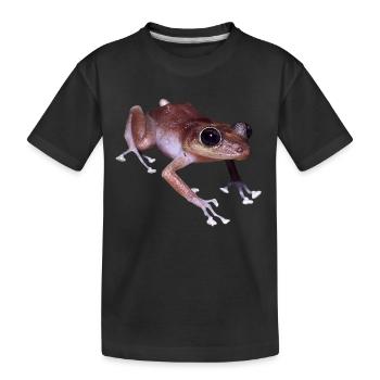 grenouille grenouille - T-shirt bio Premium Enfant - noir - Devant