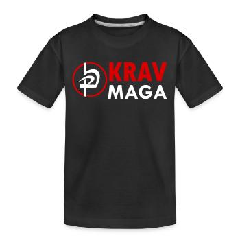 Krav Maga self-défense Combat Sport - T-shirt bio Premium Enfant - noir - Devant