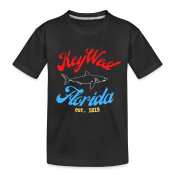 Florida - Key West - Kids' Premium Organic T-Shirt - black - Front