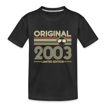 Rétro 2003 - T-shirt bio Premium Enfant - noir - Devant