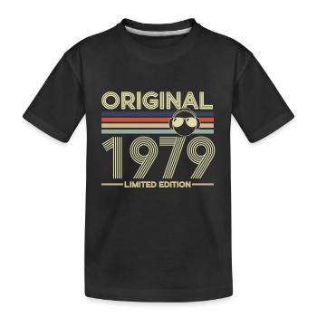 1979 - Kinder Premium Bio T-Shirt - Schwarz - Vorne