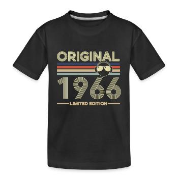 1966 - Kinder Premium Bio T-Shirt - Schwarz - Vorne