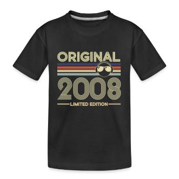 2008 - Kids' Premium Organic T-Shirt - black - Front