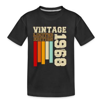 1968 - T-shirt bio Premium Enfant - noir - Devant