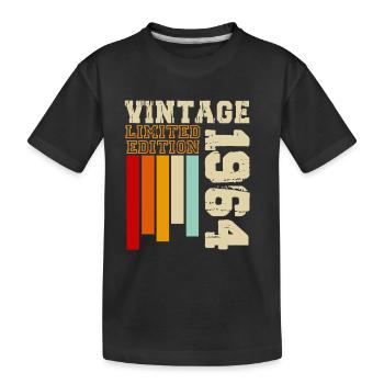 1964 - Kids' Premium Organic T-Shirt - black - Front