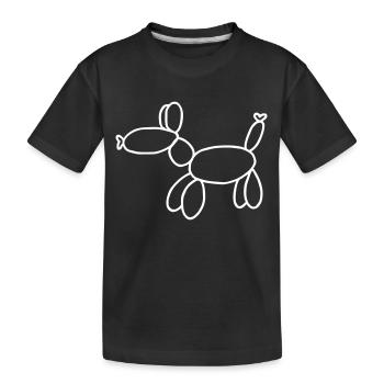 Balloon Dog - T-shirt bio Premium Enfant - noir - Devant