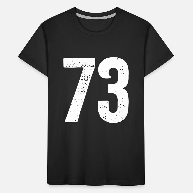 73 Numéros Blanc T-shirt bio Premium Enfant