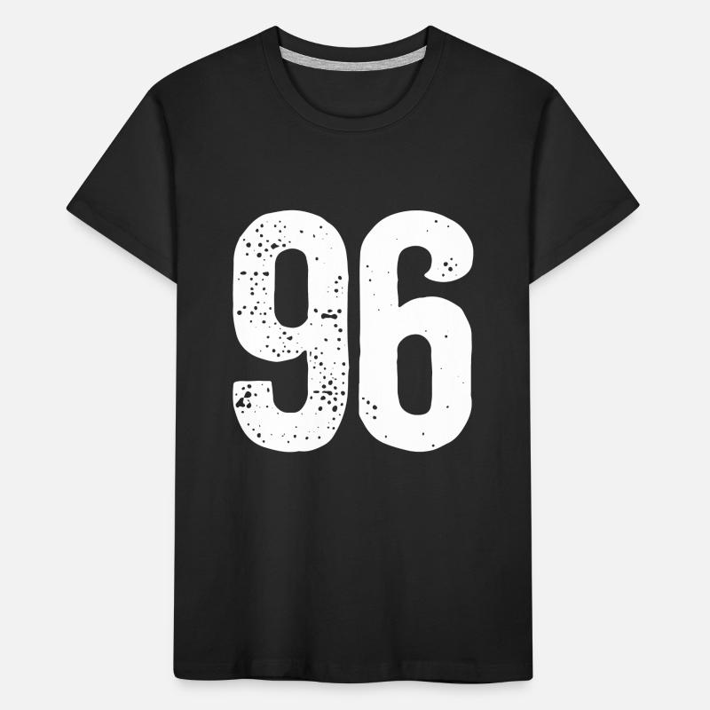 96 Numbers White Kids' Premium Organic T-Shirt