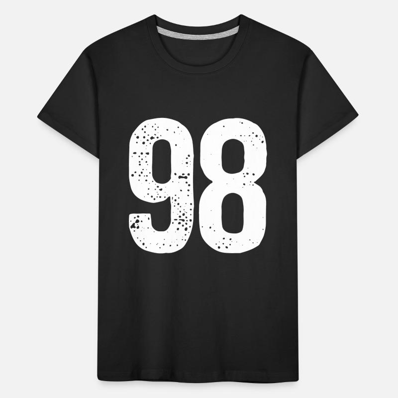 98 Numéros Blanc T-shirt bio Premium Enfant
