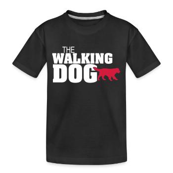 The Walking Dog Round 2 - Kids' Premium Organic T-Shirt - black - Front