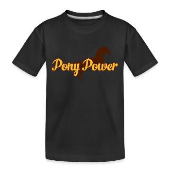 2541614 115433502 pony - T-shirt bio Premium Enfant - noir - Devant