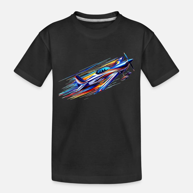 Avion de voltige - T-shirt bio Premium Enfant - noir