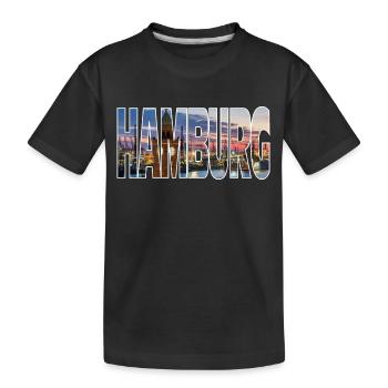Hambourg - T-shirt bio Premium Enfant - noir - Devant