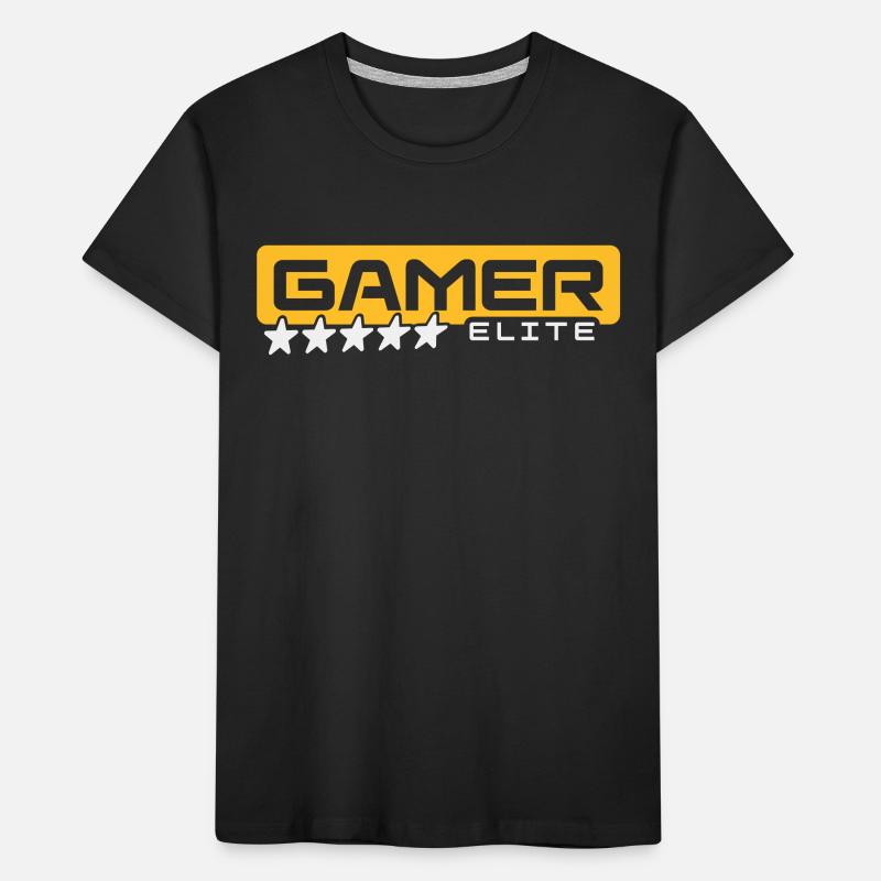 Gamer Elite Kids' Premium Organic T-Shirt