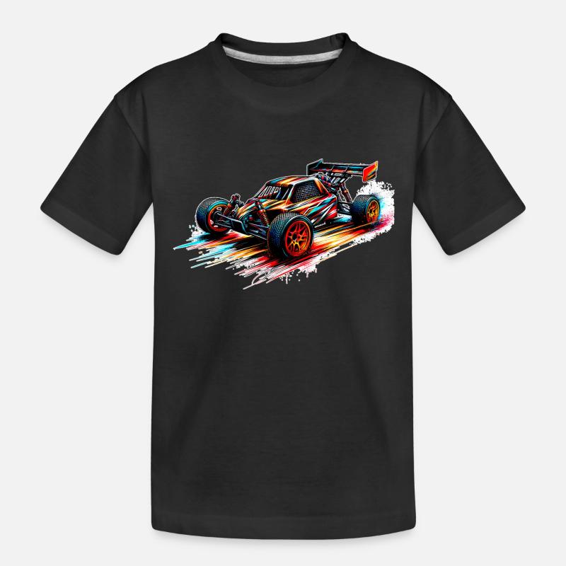 RC Buggy - Color Splash - T-shirt bio Premium Enfant - noir