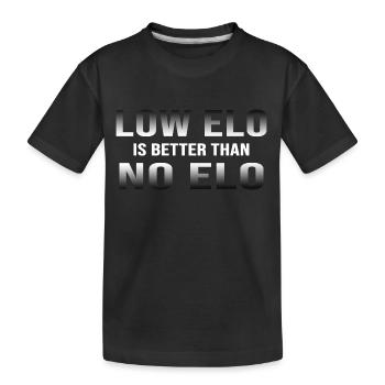 gaming amateur-gamer level update online zocker - Kinder Premium Bio T-Shirt - Schwarz - Vorne