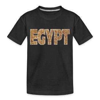 Egypt - Kids' Premium Organic T-Shirt - black - Front