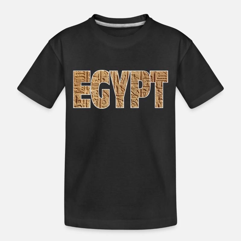 Ägypten - Kinder Premium Bio T-Shirt - Schwarz