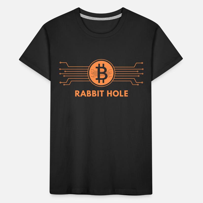 Bitcoin Rabbit Hole Kids' Premium Organic T-Shirt