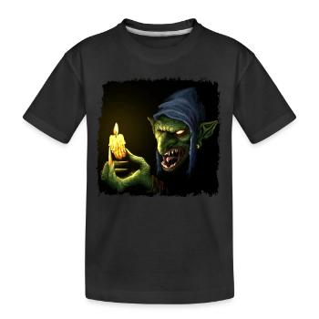 Gobelin À La Bougie - T-shirt bio Premium Enfant - noir - Devant