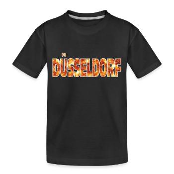 Dusseldorf - Kids' Premium Organic T-Shirt - black - Front