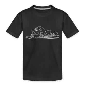 L'Opéra de Sydney - T-shirt bio Premium Enfant - noir - Devant