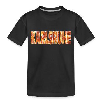 Karlsruhe - T-shirt bio Premium Enfant - noir - Devant