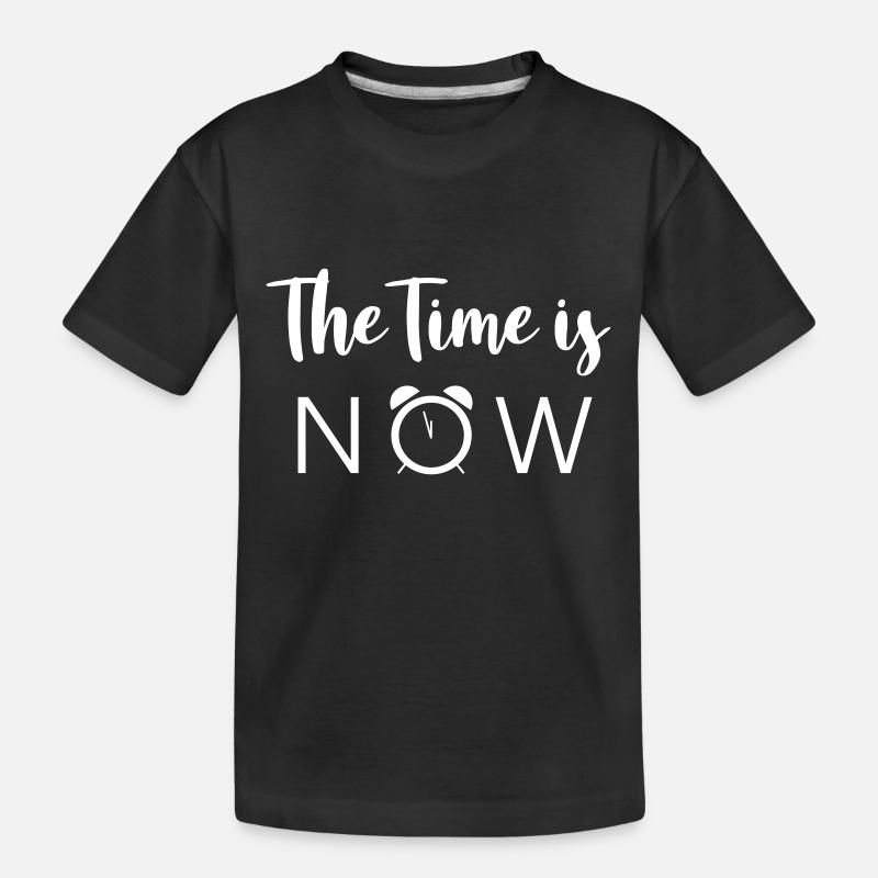 Le moment est venu - T-shirt bio Premium Enfant - noir