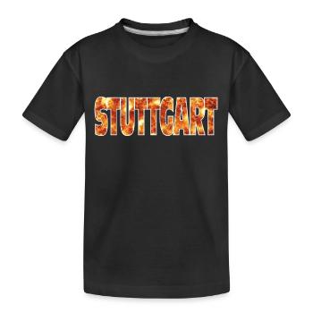 Stuttgart - T-shirt bio Premium Enfant - noir - Devant
