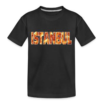 Istanbul - Kinder Premium Bio T-Shirt - Schwarz - Vorne