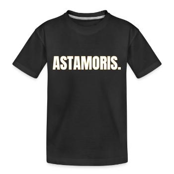 ASTAMORIS. Antwerpener Dialekt Hemd - Kinder Premium Bio T-Shirt - Schwarz - Vorne