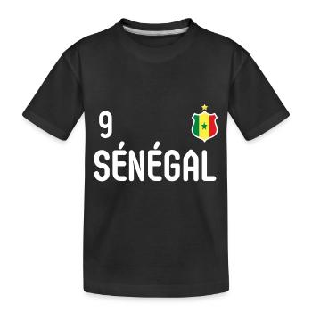 Senegal national team - Kids' Premium Organic T-Shirt - black - Front